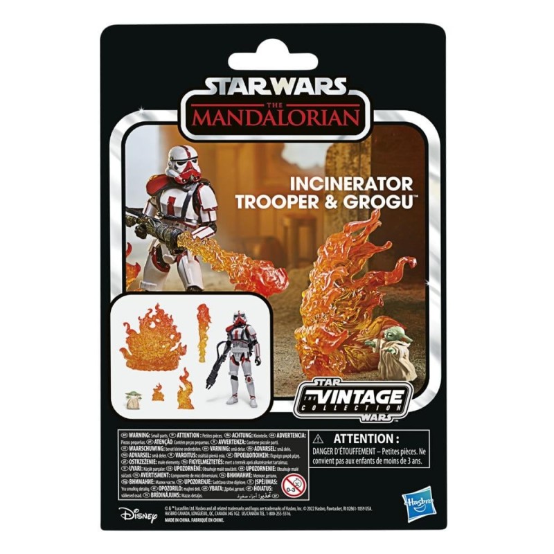 STAR WARS - The Vintage Collection Deluxe Incinerator Trooper & Grogu 