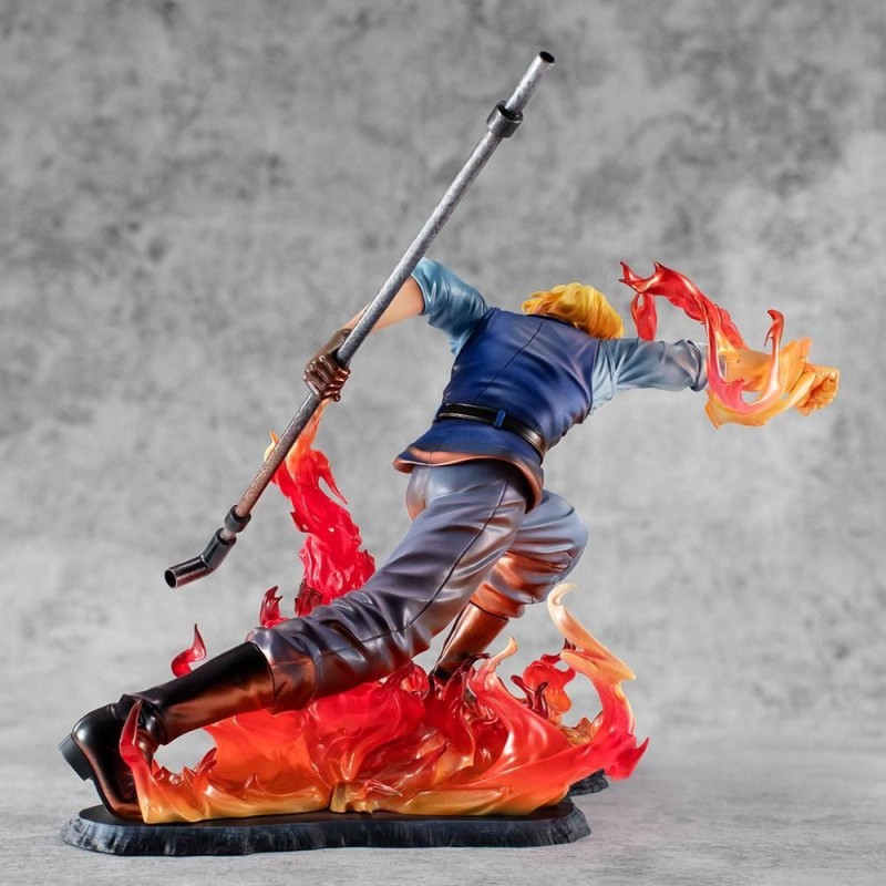 ONE PIECE - Sabo Fire Fist - Statuette PVC P.O.P. - 15cm 
