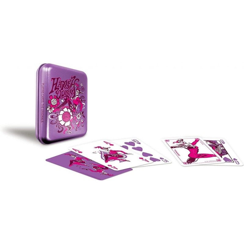 DC COMICS - Harley Quinn - Jeu de Carte Boite Métallique 