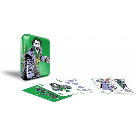 DC COMICS - The Joker - Jeu de Carte Boite Métallique 