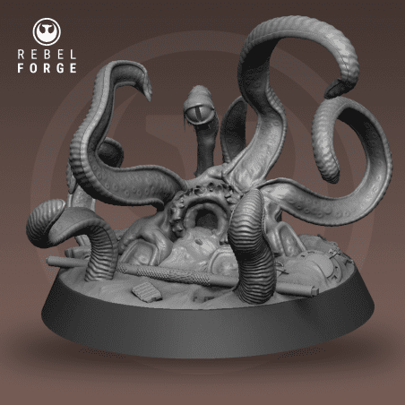 Wreckage Monster & Gas vents - STL File