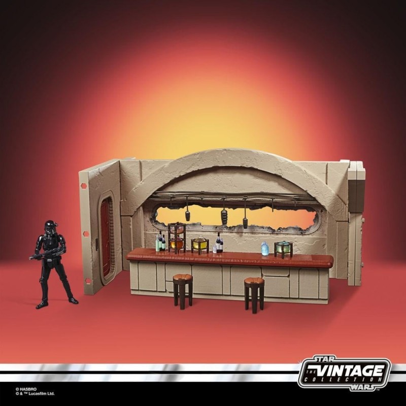 STAR WARS - Playset Vintage - Mandolorian Necarro Cantina w/IDT 