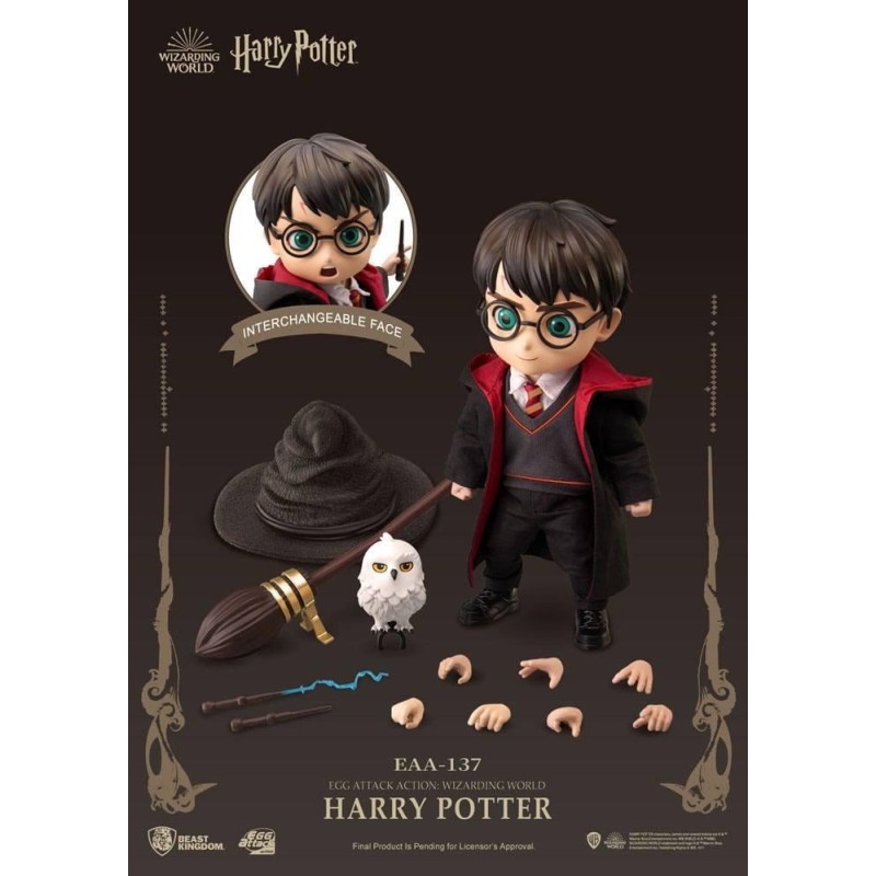 HARRY POTTER - Harry - Figurine Egg Attack Action WIzarding World 11cm 