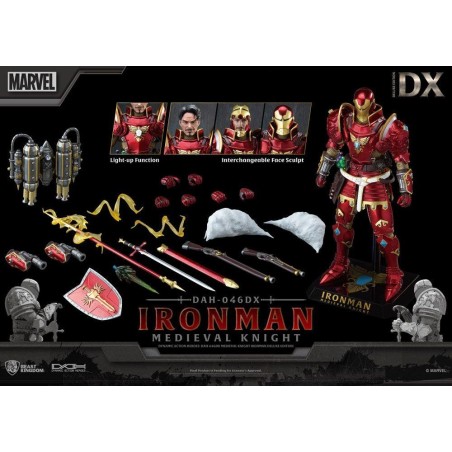 MARVEL - Medieval Knight Iron Man DLX - Figurine Dynamic Heroes 20cm 