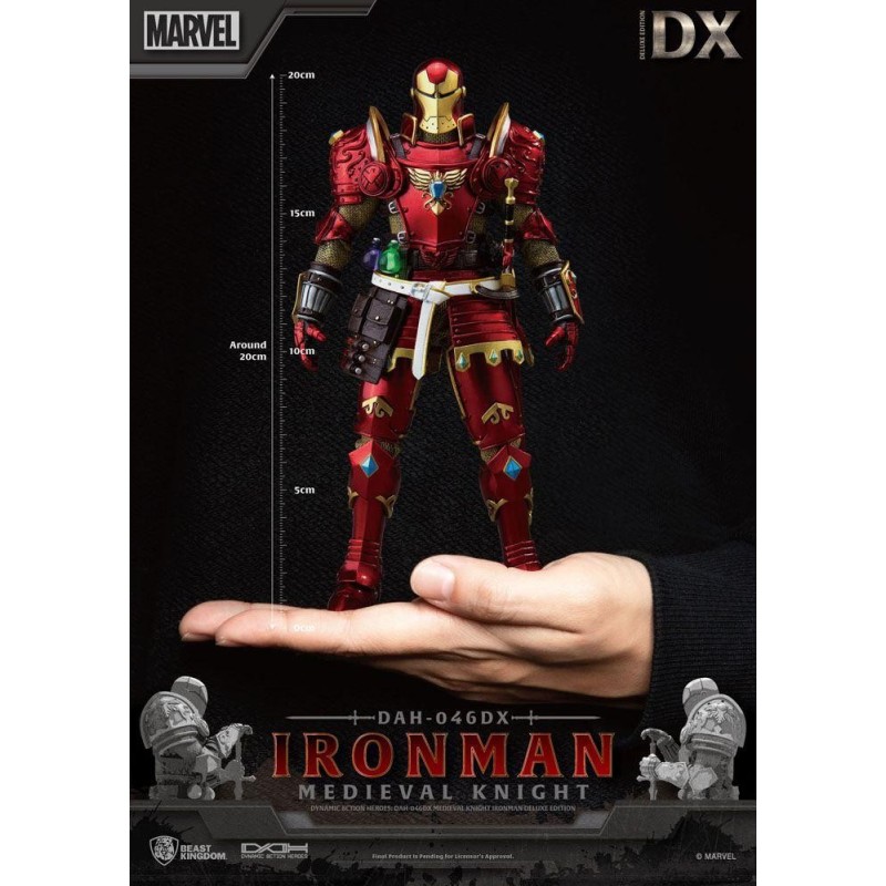MARVEL - Medieval Knight Iron Man DLX - Figurine Dynamic Heroes 20cm 