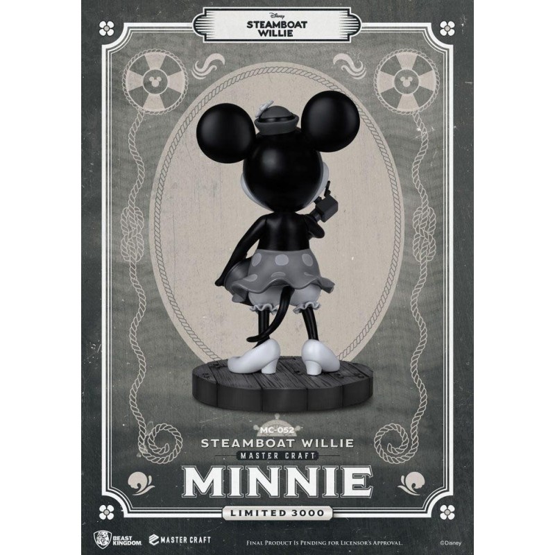 DISNEY - Steamboat Willie Minnie - Statuette Master Craft '40x25x25cm' 