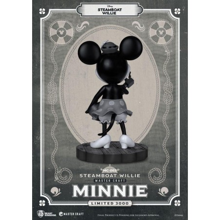 DISNEY - Steamboat Willie Minnie - Statuette Master Craft '40x25x25cm' 