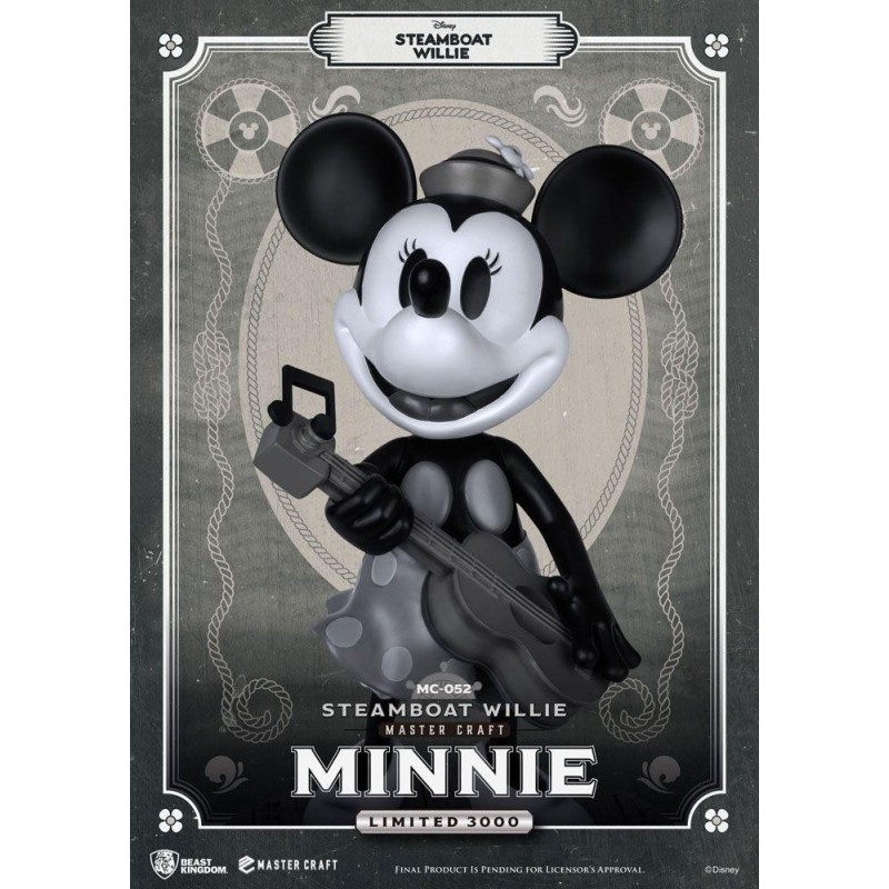 DISNEY - Steamboat Willie Minnie - Statuette Master Craft '40x25x25cm' 