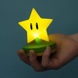 SUPER MARIO - Super Etoile - Lampe Icon 10cm  2