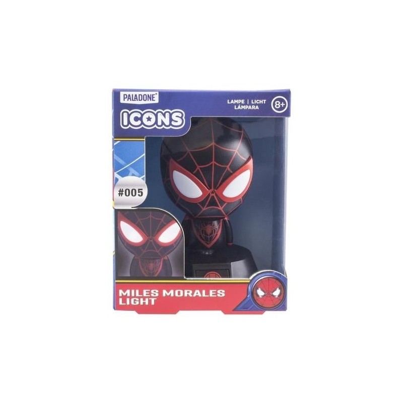 MARVEL - Miles Morales - Lampe Icon 10cm 