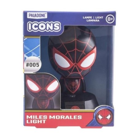 MARVEL - Miles Morales - Lampe Icon 10cm 