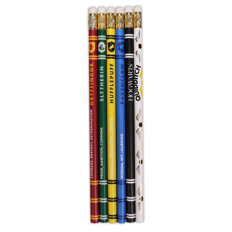HARRY POTTER - House Pride - Set de 6 crayons 