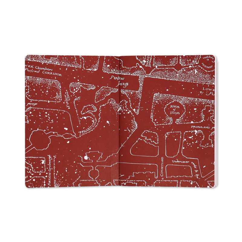 HARRY POTTER - Carte du Maraudeur - Cahier A5 