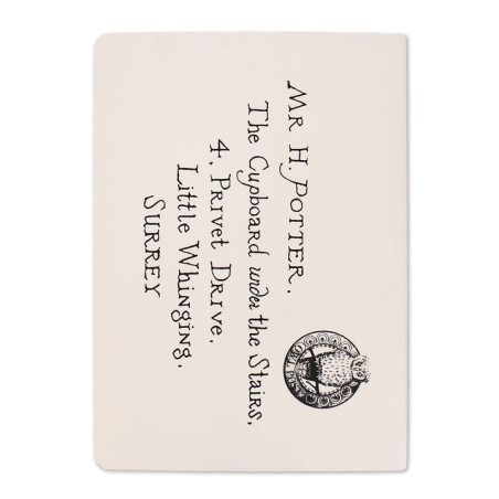 HARRY POTTER - Lettre - Cahier A5 