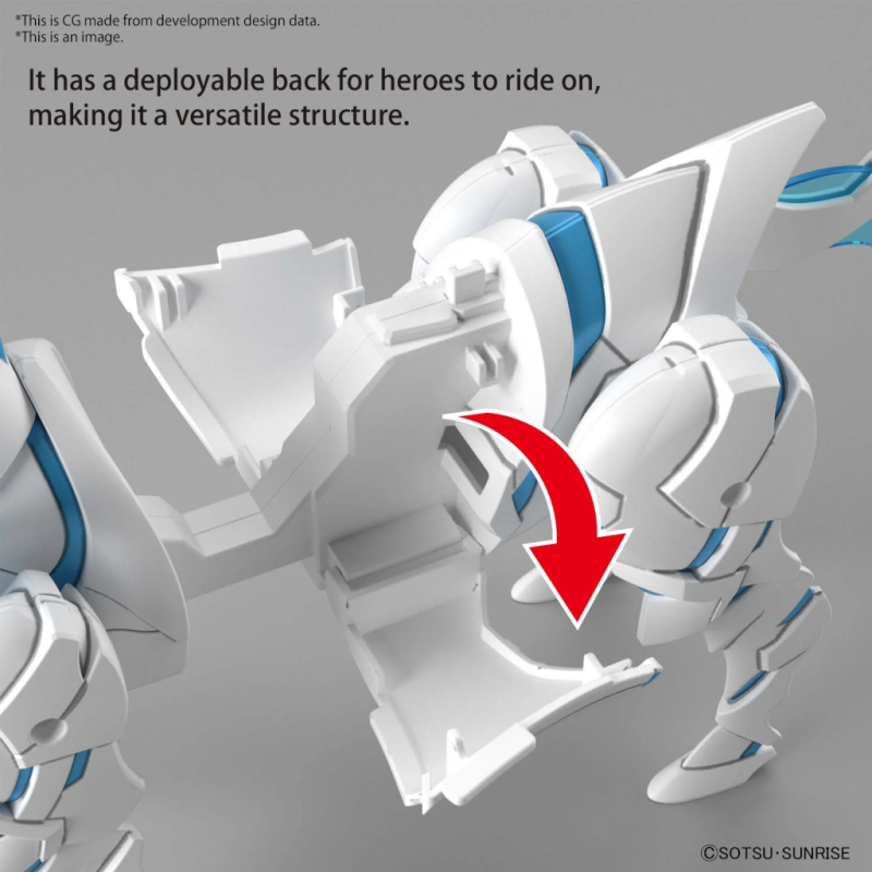 GUNDAM - SDW Heroes War Horse Knight World Ver. - Model Kit 