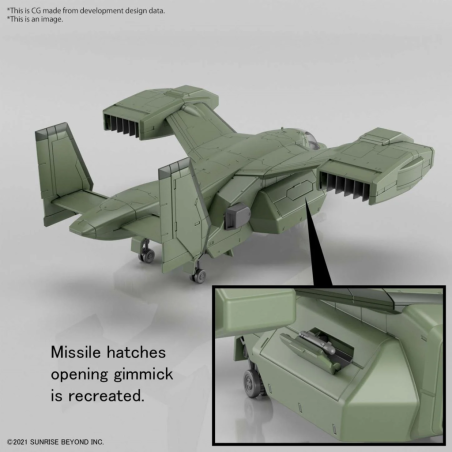 GUNDAM - HG 1/72 V-33 Stork Carrier - Model Kit 