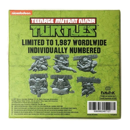 TMNT - Pizza - Set de 6 pin's édition limitée '13x1x13cm' 