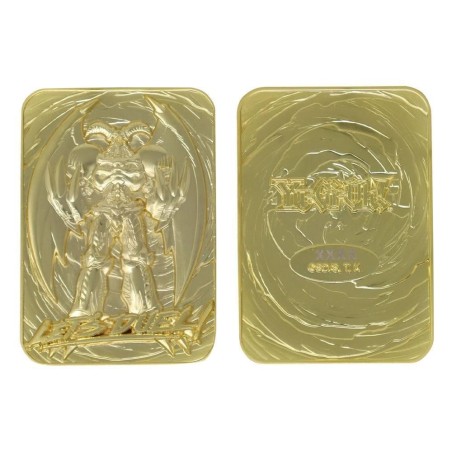 YU-GI-OH! - Summoned Skull - Carte en métal plaqué or collector 
