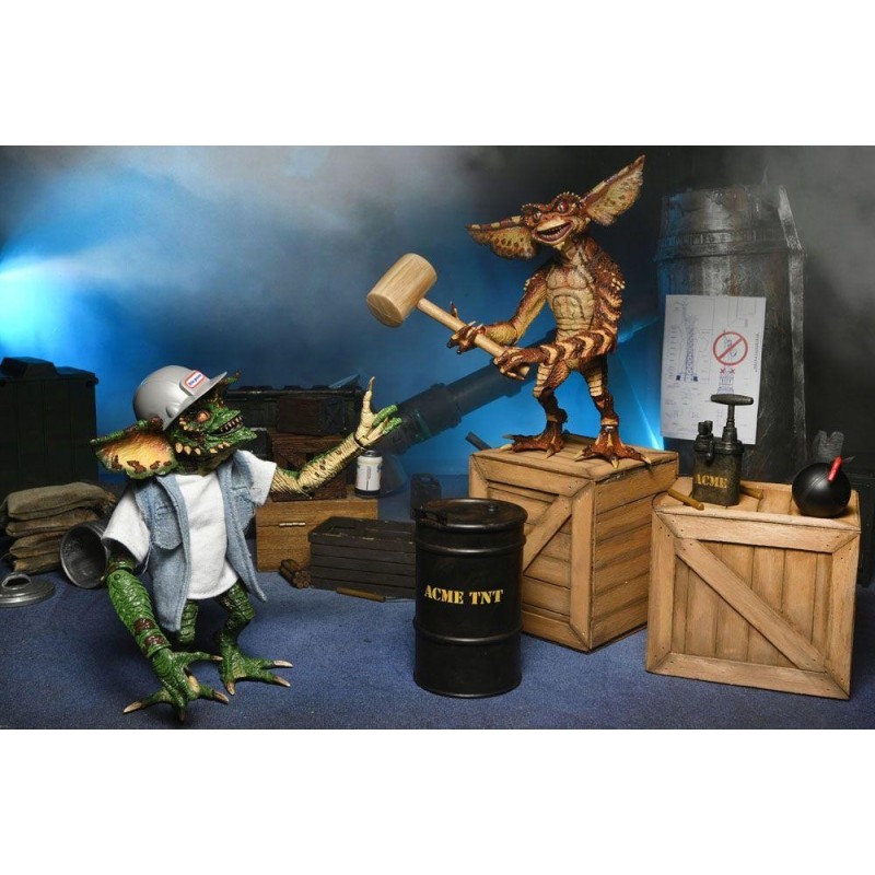 GREMLINS - Ultimate Demolition Gremlins - 2 Figurines articulées 15cm 