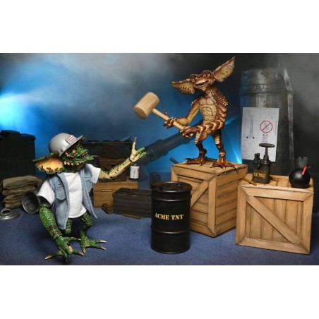 GREMLINS - Ultimate Demolition Gremlins - 2 Figurines articulées 15cm 