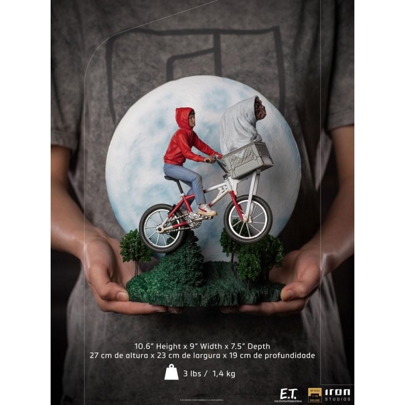 E.T. - E.T. & Elliot - Statuette Deluxe Art Scale '27x23x19cm' 