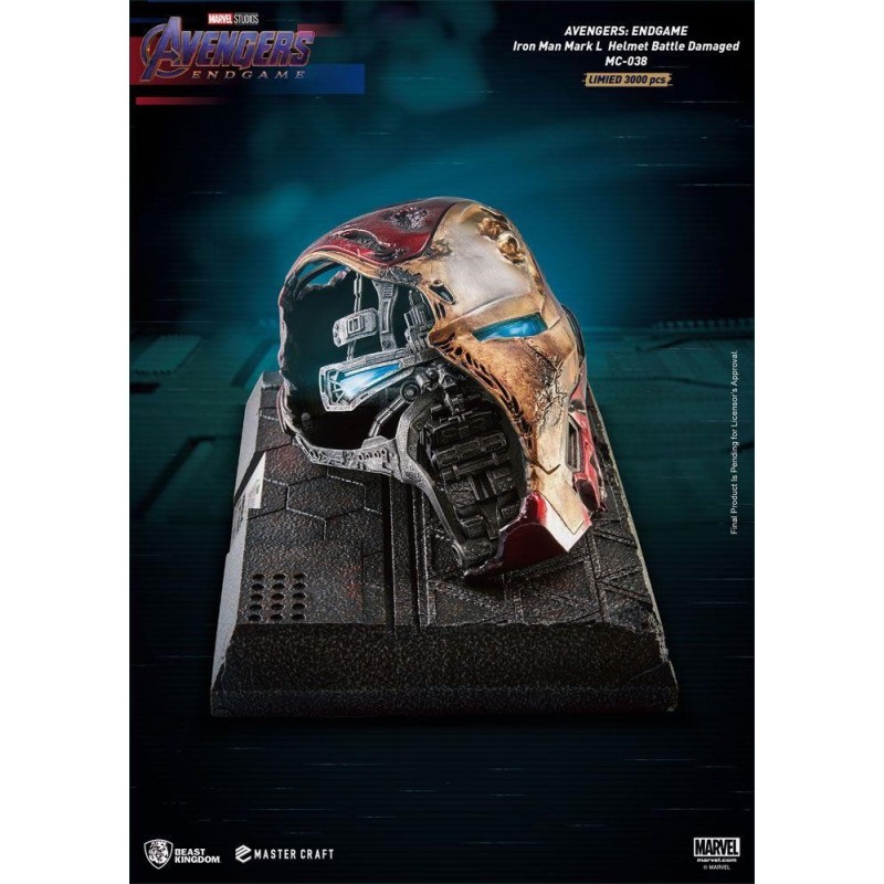 MARVEL - Iron Mark 50 Battle Damaged - Statuette '22x39x25cm' 