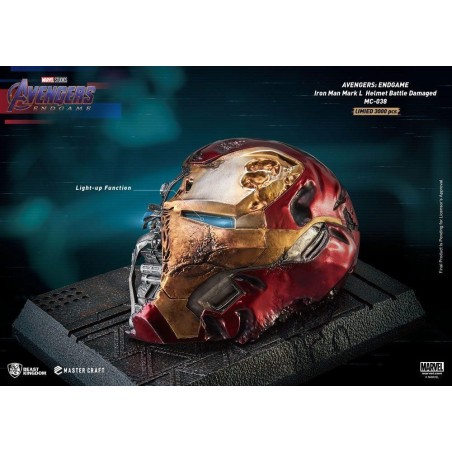 MARVEL - Iron Mark 50 Battle Damaged - Statuette '22x39x25cm' 