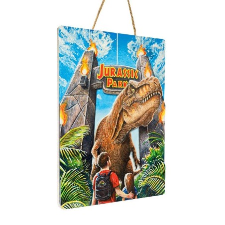 JURASSIC PARK - Gates - Poster WoodArts 3D en bois '30x40cm' 