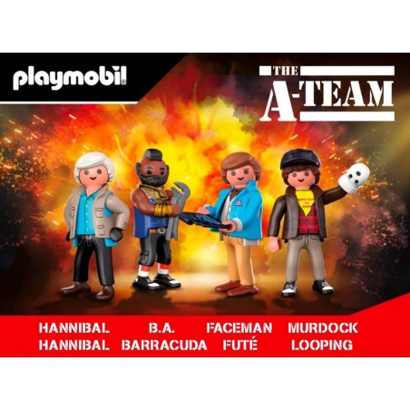 MOVIE CARS - Fourgon de L'agence tous Risques 'PLAYMOBIL' 