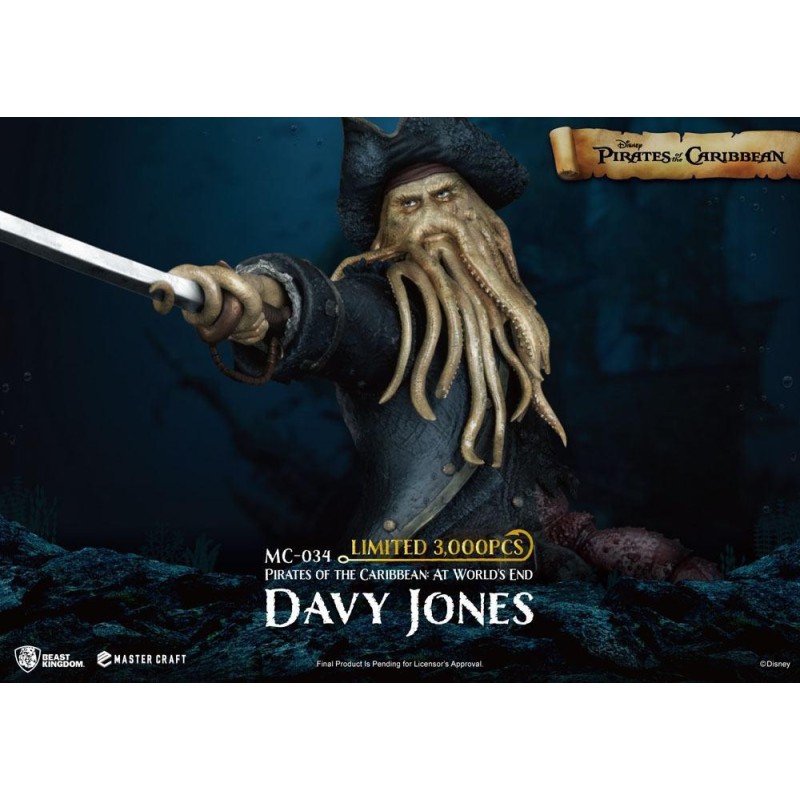 PIRATES DES CARAIBES - Davy Jones - Statuette Master Craft 42cm 