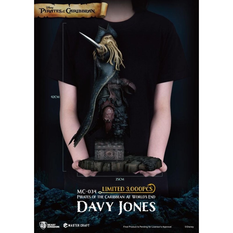 PIRATES DES CARAIBES - Davy Jones - Statuette Master Craft 42cm 