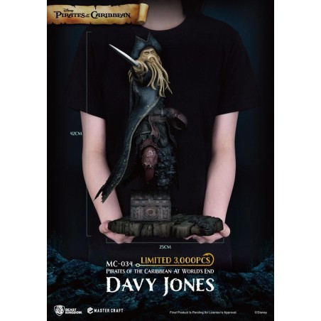 PIRATES DES CARAIBES - Davy Jones - Statuette Master Craft 42cm 