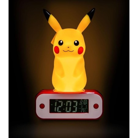 POKEMON - Pikachu - Réveil avec lampe LED 