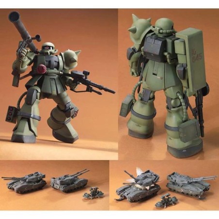 GUNDAM - HGUC 1/144 Zaku Ground Attack Set - Model Kit 