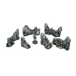 Concrete Wall "Destroyed" Set (6)