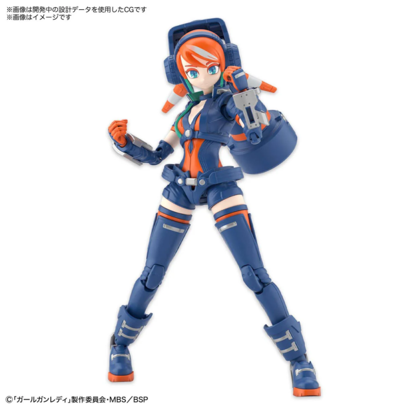 GIRL GUN LADY - Lady Commander Amatsu -  Model Kit 
