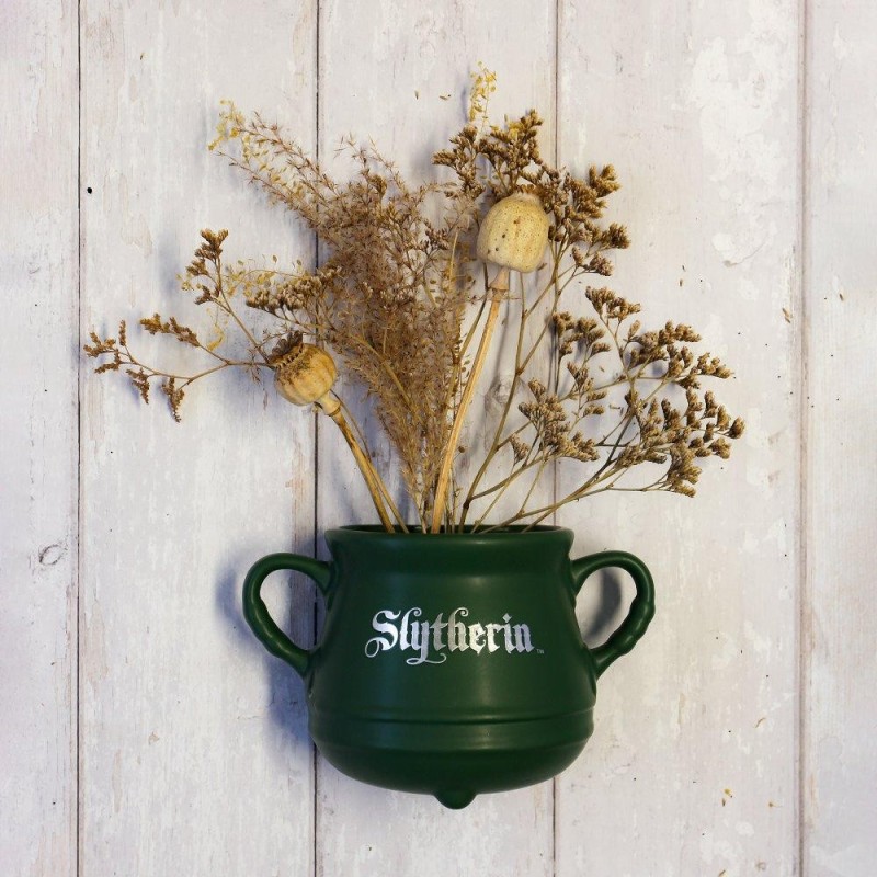 HARRY POTTER - Chaudron Serpentard - Pot de fleur mural 