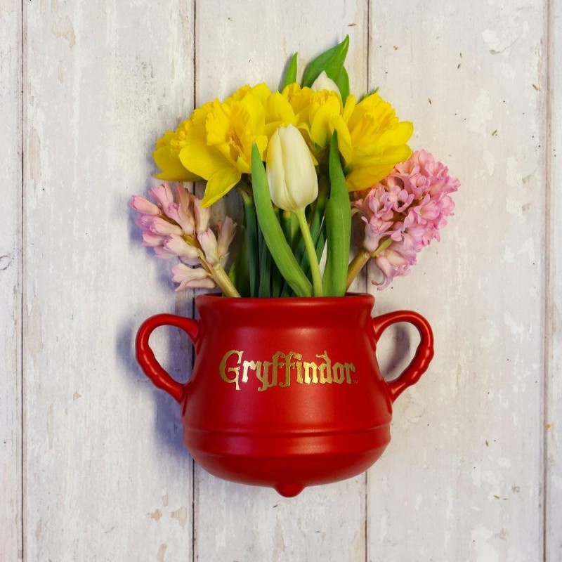 HARRY POTTER - Chaudron Gryffondor - Pot de fleur mural 