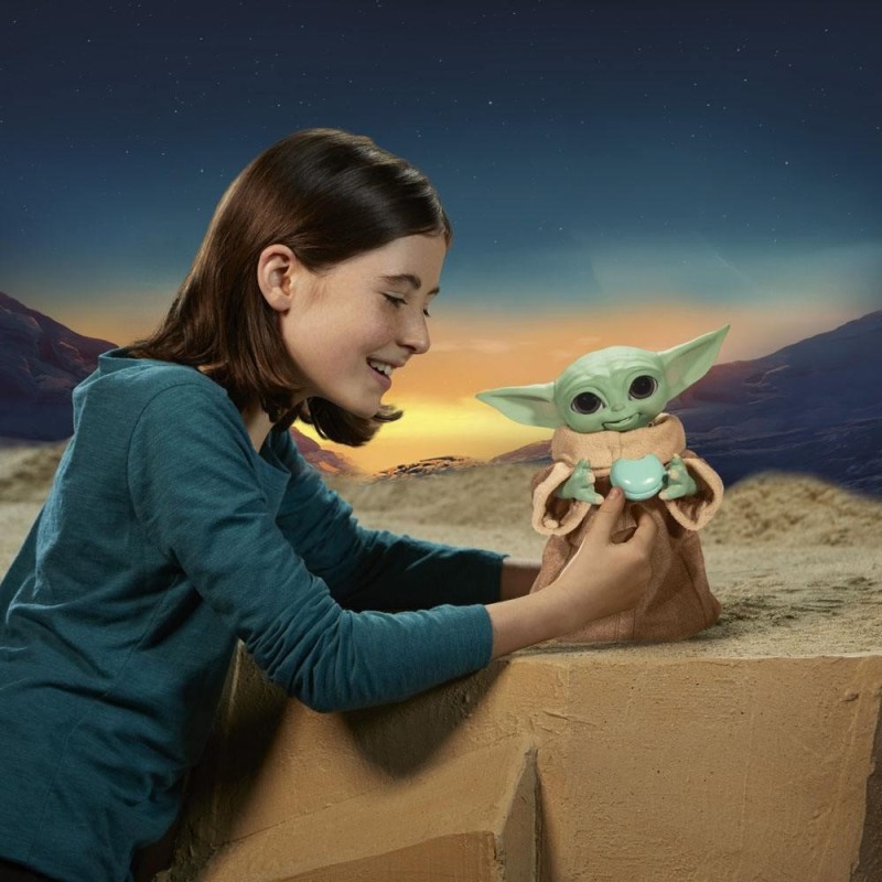 STAR WARS - Galagtic Snackin' Grogu - Figurine interactive 23cm 'UK' 