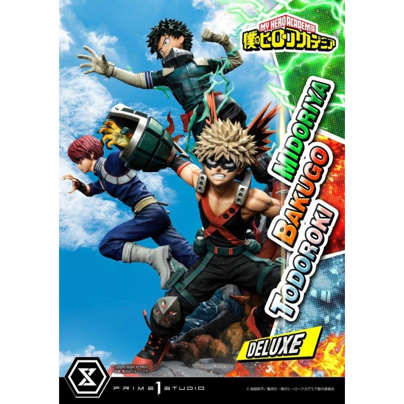 MY HERO ACADEMIA - Midoriya, Bakugo & Todoroki - Statuette Deluxe 69cm 