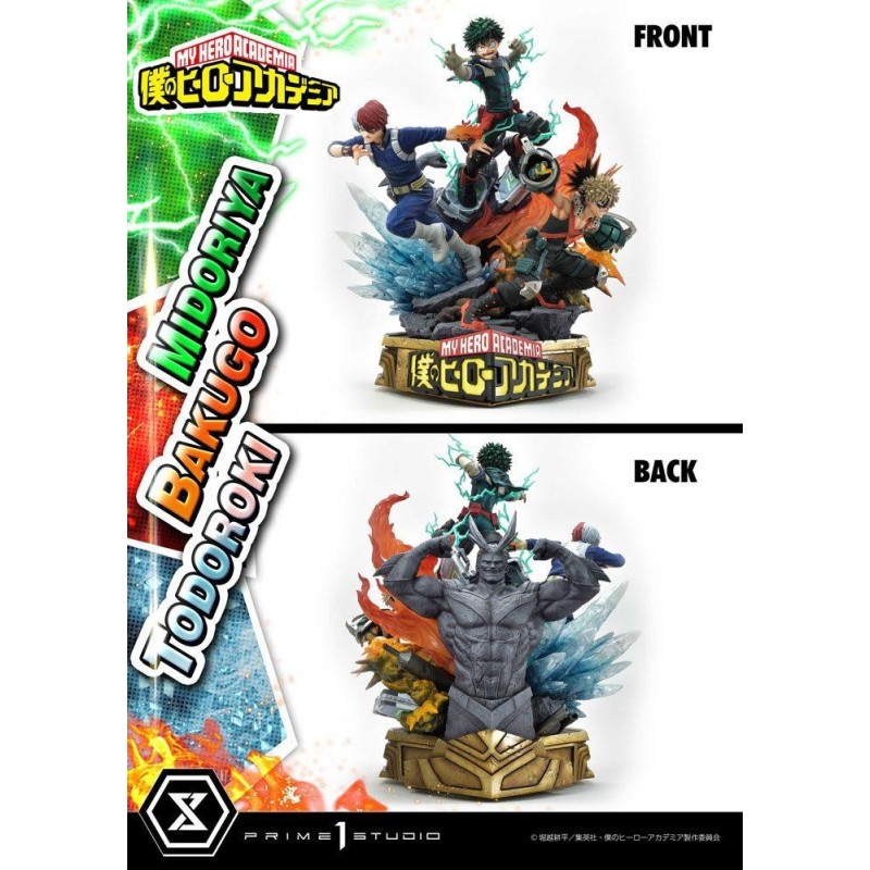 MY HERO ACADEMIA - Midoriya, Bakugo & Todoroki - Statuette 69cm 