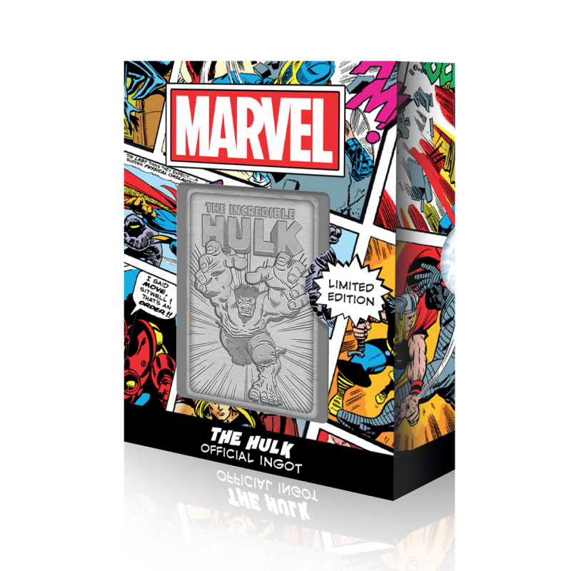 MARVEL - The Hulk - Carte en métal collector 