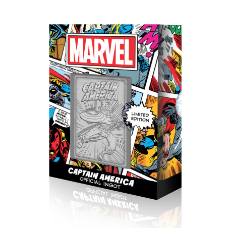 MARVEL - Captain America - Carte en métal collector 