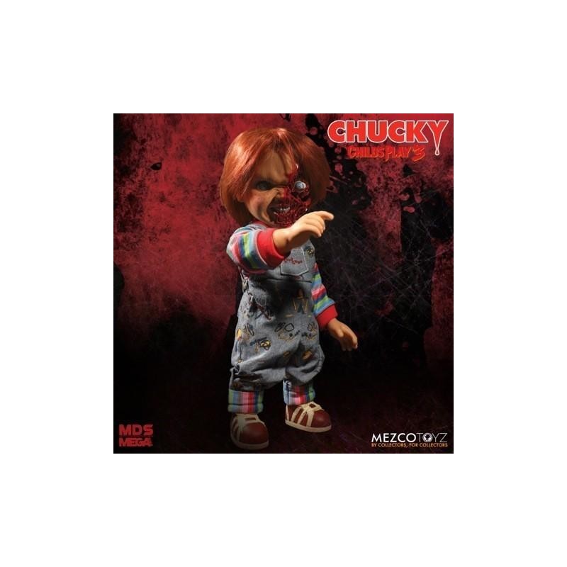 CHUCKY - Child's Play 3 - Poupée parlante Pizza Face Chucky - 38cm 