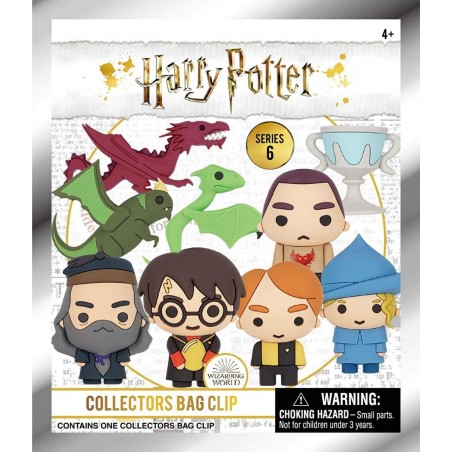 HARRY POTTER - Series 6 - 3D Foam Bag Clip (Display 24 Pcs) 