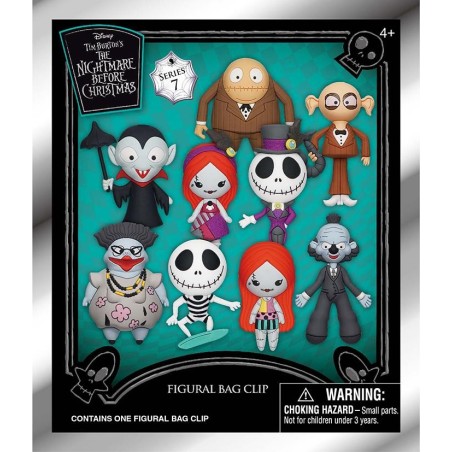 DISNEY - NBC Series 7 - 3D Foam Bag Clip (Display 24 Pcs) 
