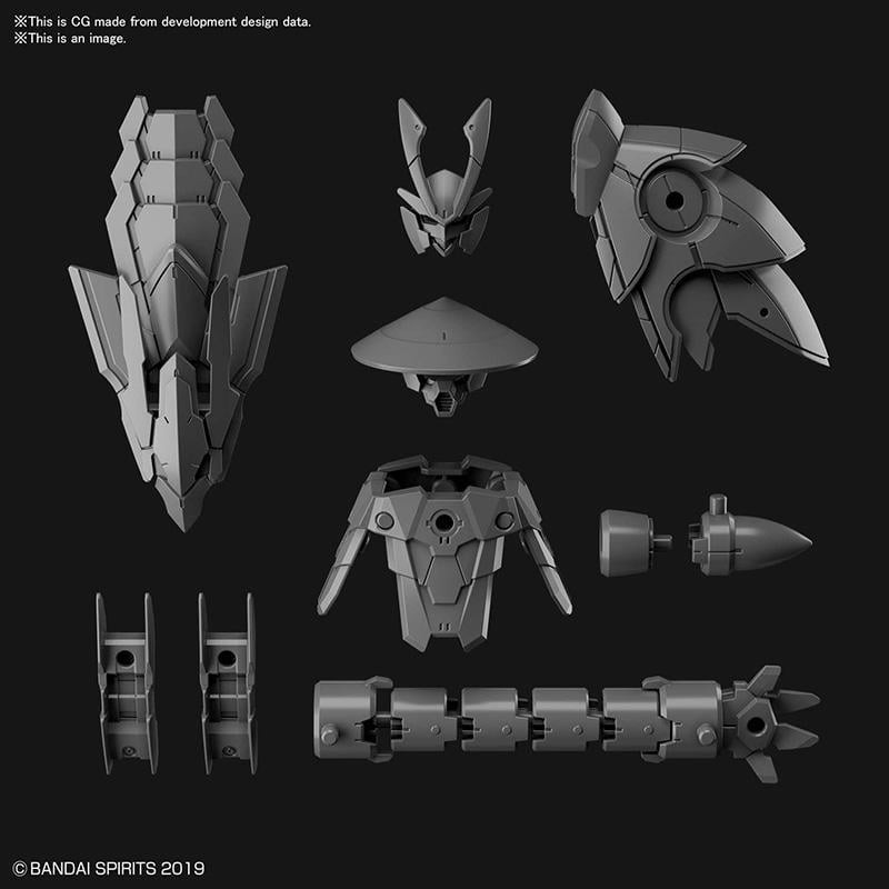 30MM - 1/144 Option Parts Set 4 (Sengoku Armor) - Model Kit 