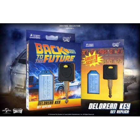 RETOUR VERS LE FUTUR - Réplique 1/1 de la clé de la DeLorean 