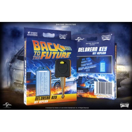 RETOUR VERS LE FUTUR - Réplique 1/1 de la clé de la DeLorean 