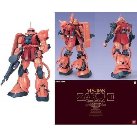 GUNDAM - PG 1/60 MS-06S Zaku-II  - Model Kit REPROD 
